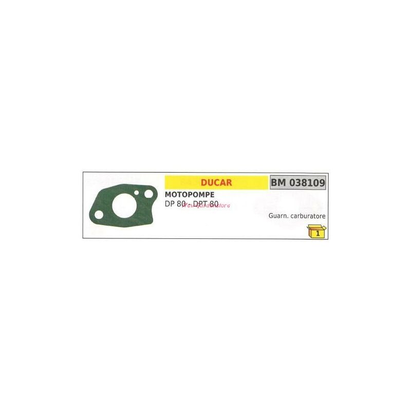 foto del prodotto guarnizione carburatore ducar motopompa dp 80 dpt 80 038109