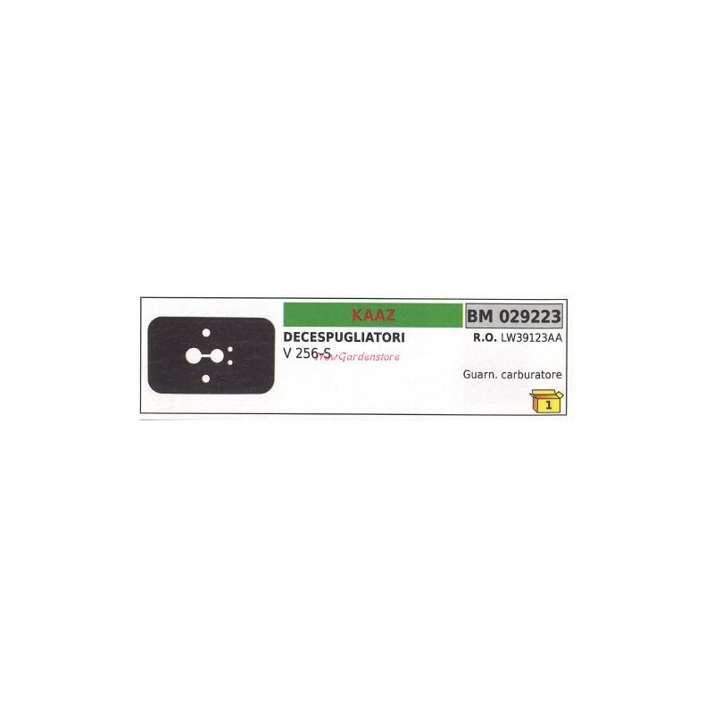 foto del prodotto guarnizione carburatore kaaz decespugliatore v 256 s 029223