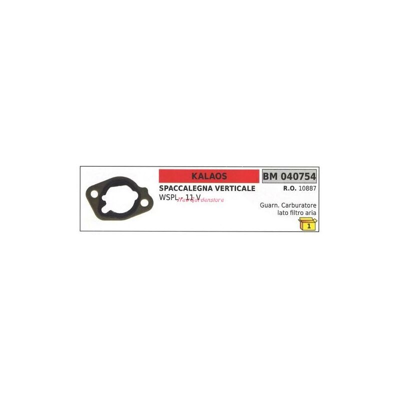 foto del prodotto guarnizione carburatore lato filtro kalaos spaccalegna verticale wspl 11v 040754