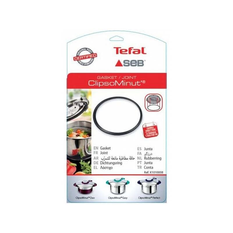 foto del prodotto guarnizione clipso minut 5l 7,5l 9l x1010007 per pentola a pressione seb
