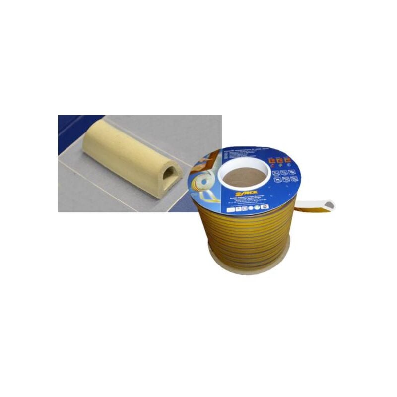 foto del prodotto guarnizione dgp, tipo d 12x10 mm, gomma bianca, sigillante per porte e finestre, migliora l isolamento termico e acustico, resistente agli agenti