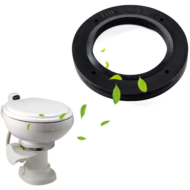 foto del prodotto guarnizione di ricambio per wc dometic 110 e 210, kit di guarnizione flangia 385311267, accessori per wc per camper, anello di tenuta in gomma con