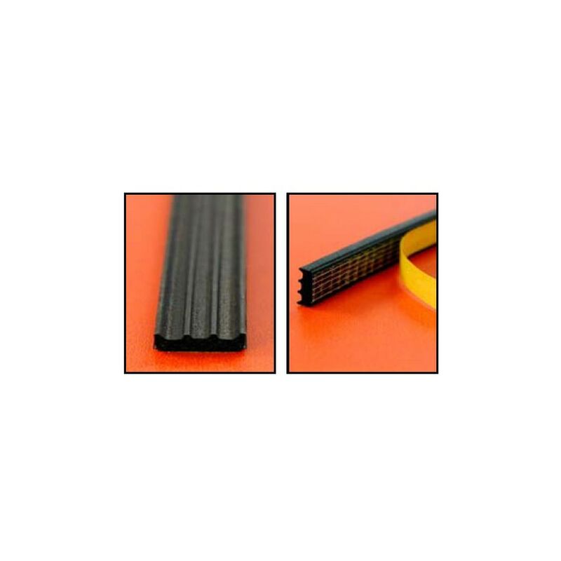 foto del prodotto guarnizione di tenuta epdm 141 kiso 9x3 mm nero rullo 150 ml 1413x9n