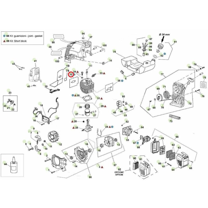 foto del prodotto guarnizione distanziale marmitta originale active trivella t143 t152 021648