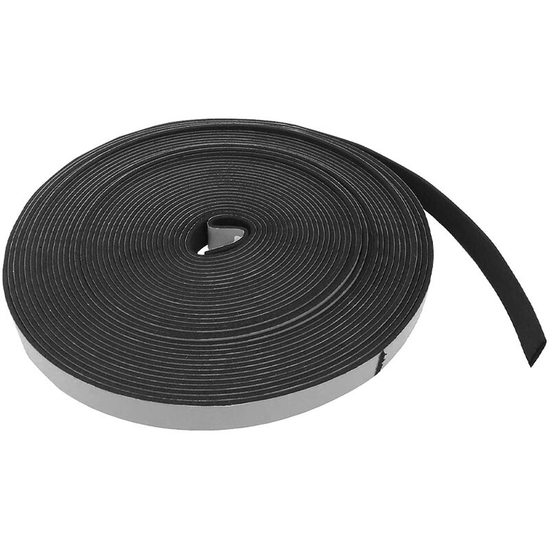 foto del prodotto guarnizione espansa adesiva 25x10 mm x 5 mt geko muss nero