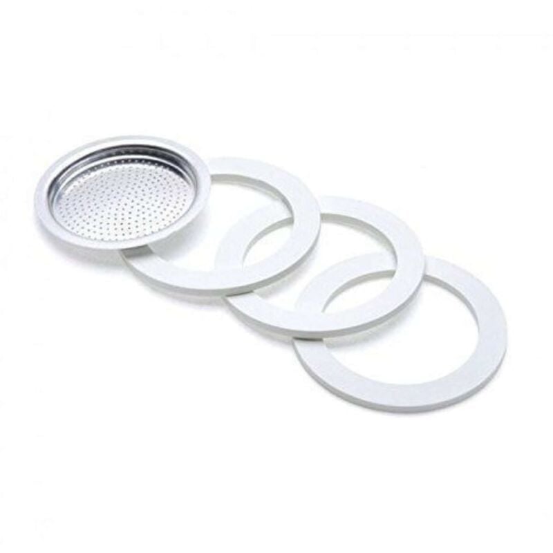 foto del prodotto guarnizione + filtro moka tazze 6 cf pz 3+1 filtro