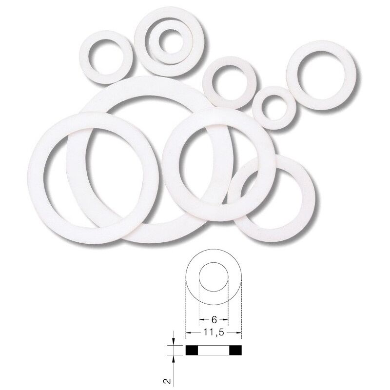 foto del prodotto guarnizione in ptfe per raccordi da 1 4 101500pf1 4