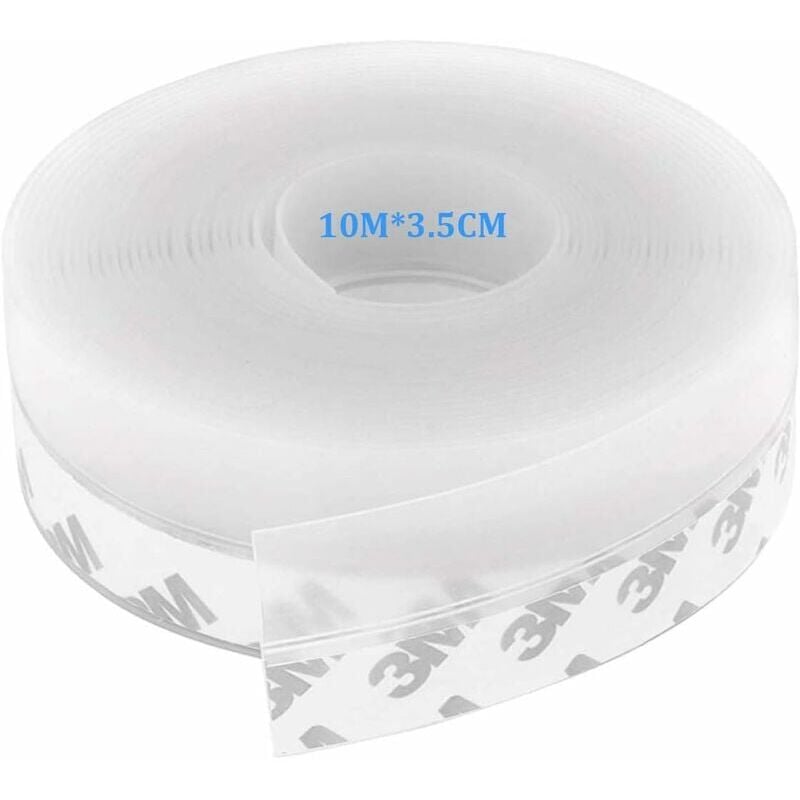 foto del prodotto guarnizione inferiore per porta striscia sigillante in silicone per porte e finestre trasparente per impermeabile, antivento, antipolvere, resistente