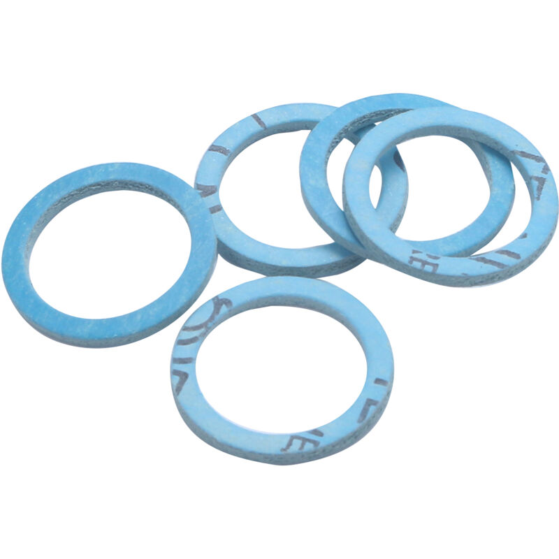 foto del prodotto guarnizione interna in fibra per gas naturale, colore blu 18,4x23,8x2 per dimensioni 20x27, 5 pezzi noyon thiebault