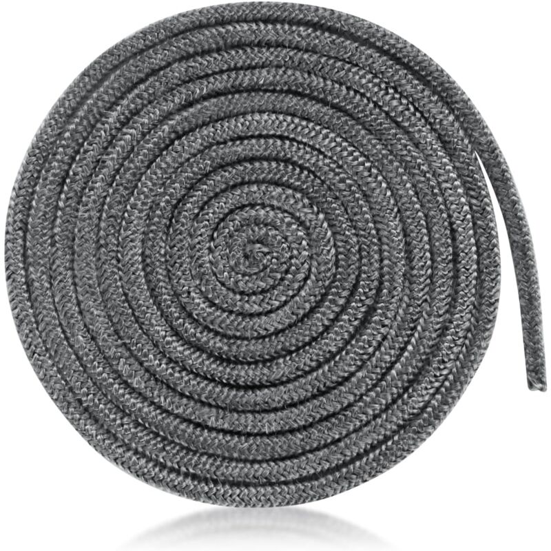 foto del prodotto guarnizione intrecciata per inserto e stufa, lunghezza 3 m x 8 mm, guarnizione in fibra di vetro, guarnizione per camino, porta della stufa a legna