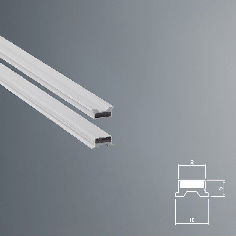 foto del prodotto guarnizione magnetica box doccia in gomma ec mag 01f kit 2 pezzi bianco