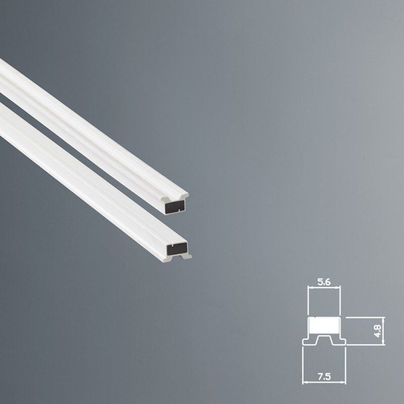 foto del prodotto guarnizione magnetica box doccia in gomma ec mag 593 kit 2 pezzi bianco