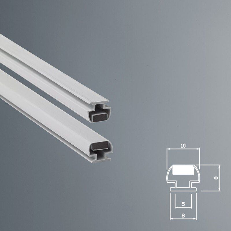 foto del prodotto guarnizione magnetica box doccia in gomma ec mag 8 41 kit 2 pezzi bianco