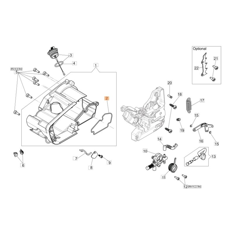 foto del prodotto guarnizione originale oleomac per motosega gst 360 50270081r