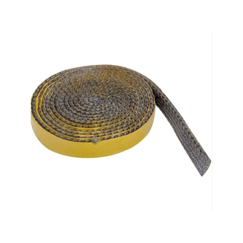 foto del prodotto guarnizione per camino, guarnizione per camino, guarnizioni resistenti al calore, guarnizioni intrecciate autoadesive per stufa, camino, tubo della