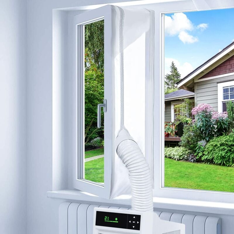 foto del prodotto guarnizione per finestre ymyny 500cm, kit di guarnizioni per finestre per condizionatori d aria mobili impermeabili, guarnizione4, tubi singoli e