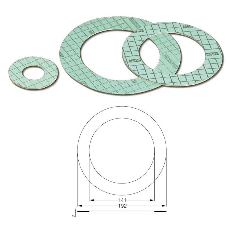 foto del prodotto guarnizione per flange pn 10 16 dn 125 asbestosfree mm.2 102700av125
