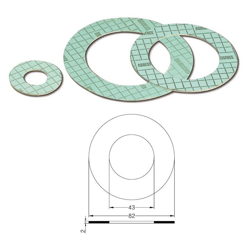 foto del prodotto guarnizione per flange pn 10 16 dn 32 asbestosfree mm.2 102700av32