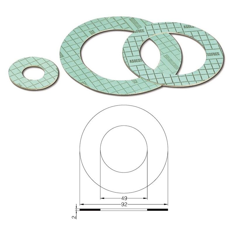 foto del prodotto guarnizione per flange pn 10 16 dn 40 asbestosfree mm.2 102700av40