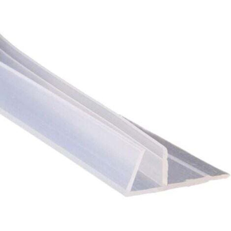 foto del prodotto guarnizione per porta doccia, schermo doccia, guarnizione per finestra, guarnizione in gomma per fondo in vetro, forma curva e dritta, 8 mm, 78 a