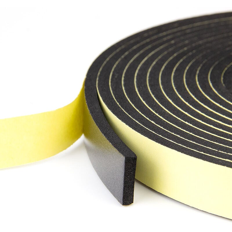 foto del prodotto guarnizione per porte e finestre in un unico pezzo, guarnizione adesiva in schiuma per porta d ingresso, striscia in neoprene resistente al freddo 8