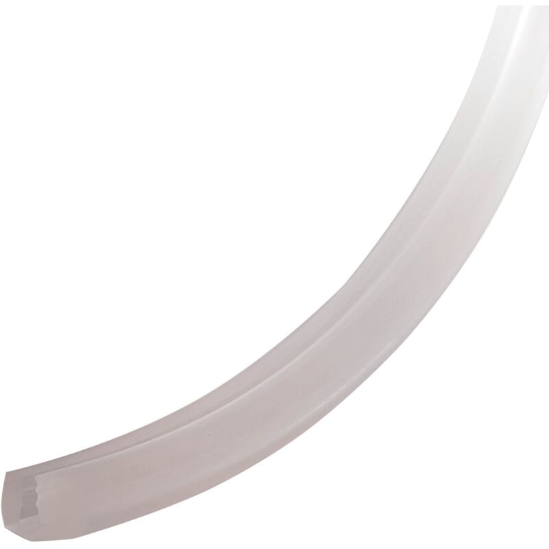 foto del prodotto guarnizione per schermo doccia vasca vetro 4mm 4.5mm in silicone traslucido trasparente profilo porta scorrevole mobile mensola vetrina, lunghezza 3