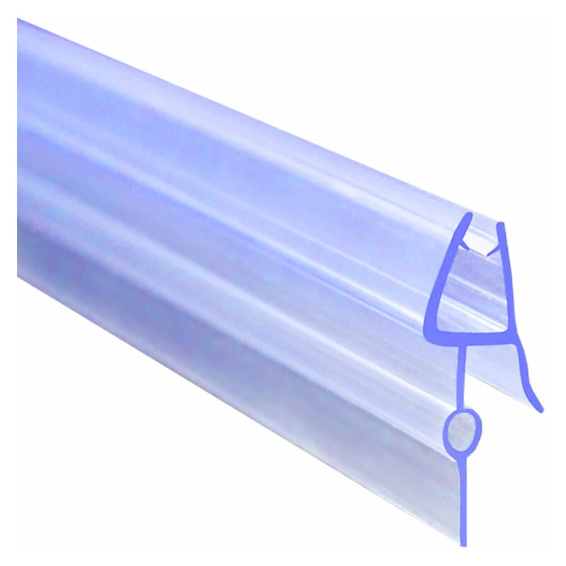 foto del prodotto guarnizione sottoporta modello 1 per box doccia lunga 90 cm per vetro da 8 mm coda morbida larga 18 mm tagliabile