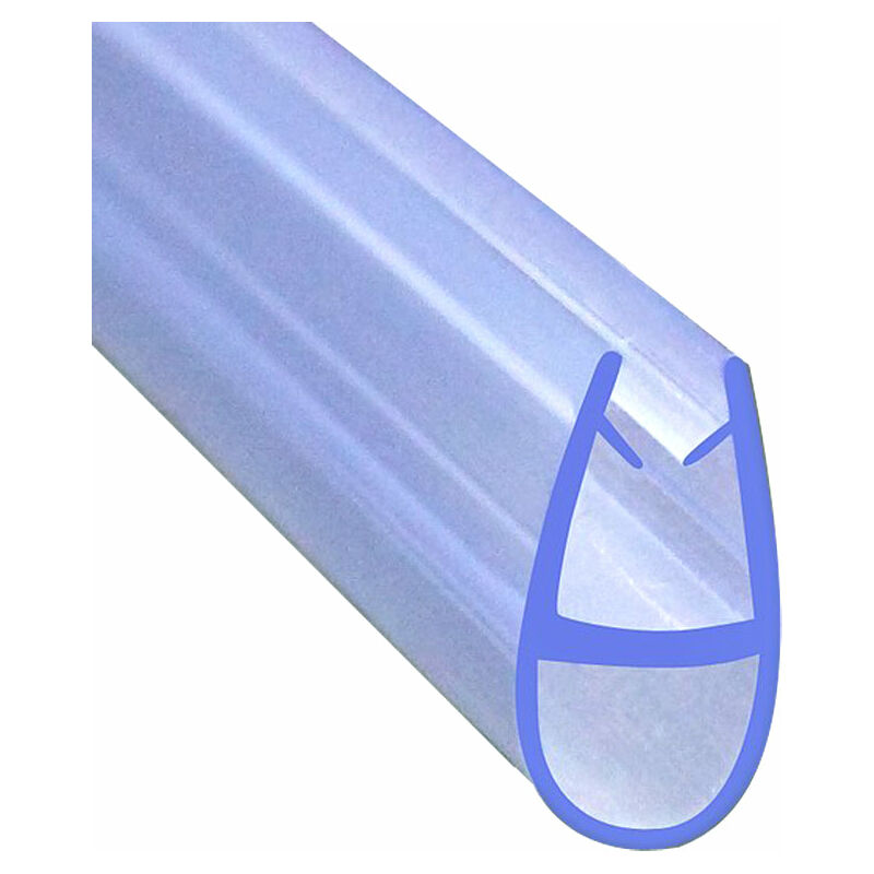 foto del prodotto guarnizione sottoporta modello 4 per box doccia lunga 90 cm per vetro da 6 mm coda morbida larga 12 mm tagliabile