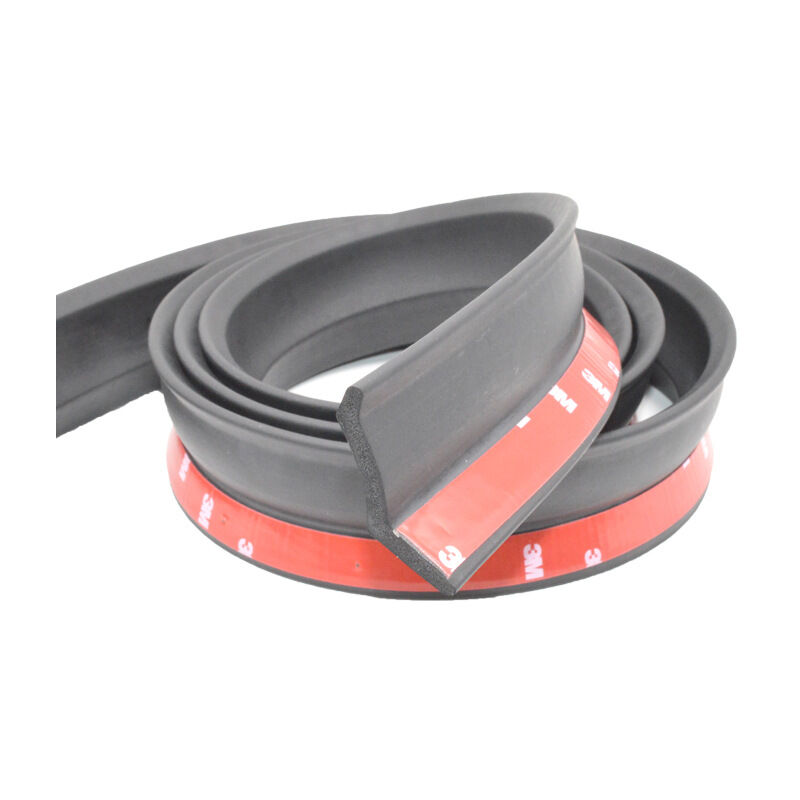foto del prodotto guarnizione universale per porta del garage da 3 m, striscia di tenuta in gomma per porta del garage multifunzione, striscia di tenuta inferiore