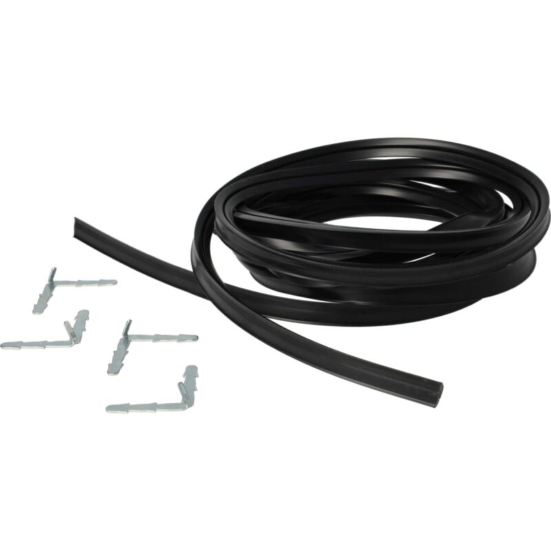 foto del prodotto guarnizione universale perforno frigorifero per es. compatibile con bosch e con molte altre marche 3 m, con ganci angolari nero vhbw