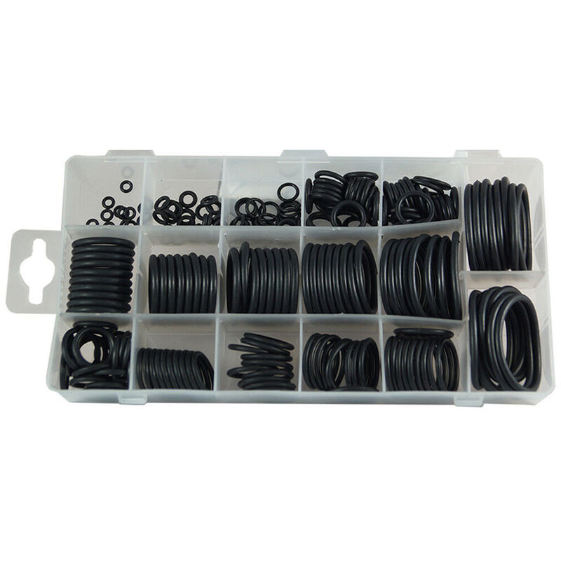 foto del prodotto guarnizioni gomma set 222pz anelli o ring metriche guarnizione 17 misure diverse