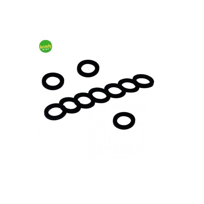 foto del prodotto guarnizioni sanitarie in gomma ambra nere 1/2 10 pz.