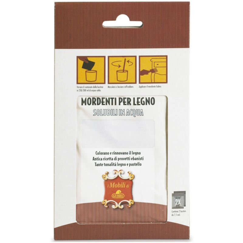 foto del prodotto gubra mordente noce chiaro 38 blister 2 pz