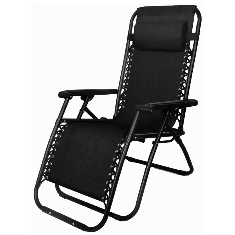foto del prodotto guercio poltrona design nero cm 172x66 h.108
