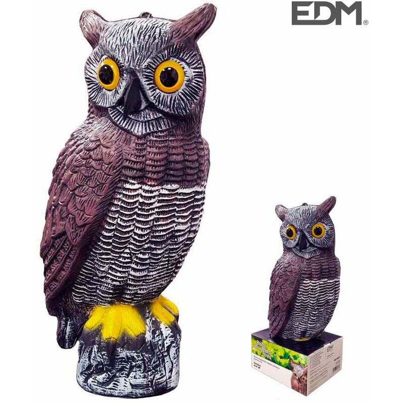 foto del prodotto gufo spaventatore 19x40cm edm