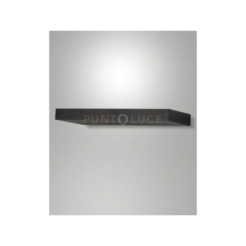 foto del prodotto guia applique nera l.32cm a led 3000k 36w 5092 lm ip20