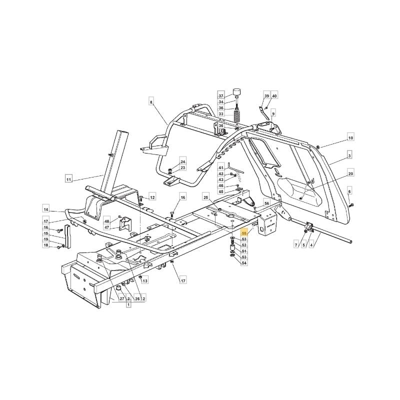 foto del prodotto guida cinghia trattorino modelli 1228m 1228h originale stiga 184250053 0