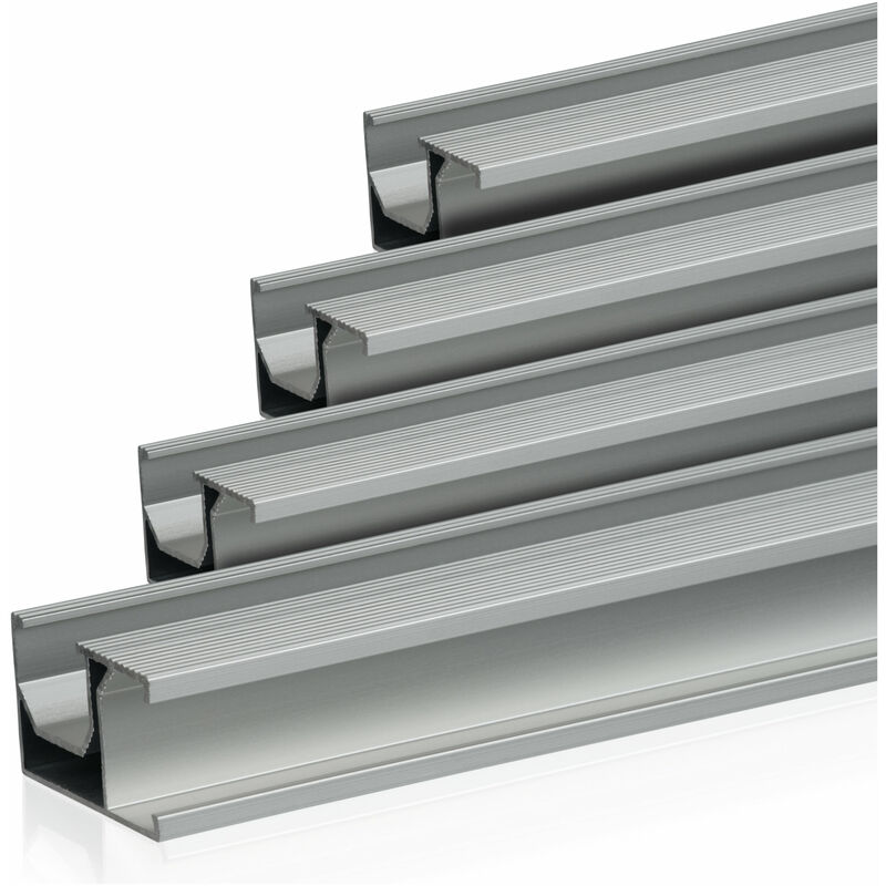 foto del prodotto guida di montaggio universale zelsius in alluminio 150 cm per un modulo solare, guida di montaggio, 4 pezzi