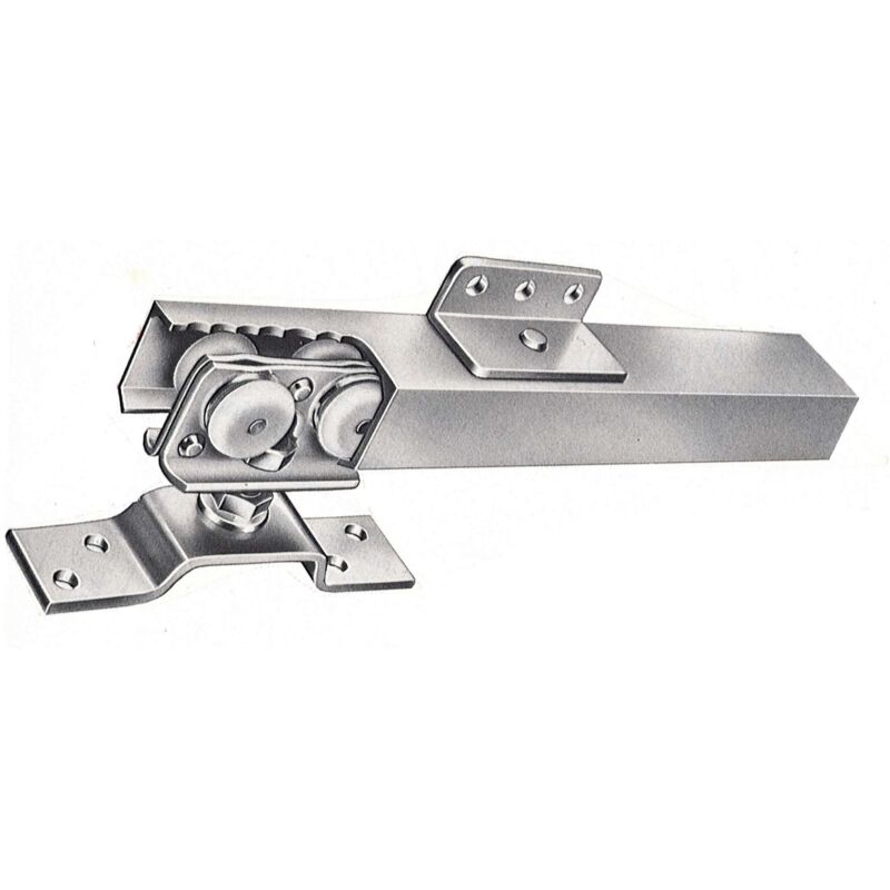 foto del prodotto guida in alluminio per porte scorrevoli 151 180 cm in kit