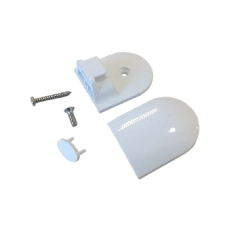 foto del prodotto guida in pvc bianco per schermi da bagno joll