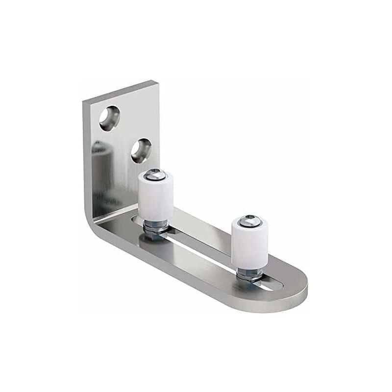 foto del prodotto guida per pavimento regolabile guida inferiore per parete porta per porta scorrevole in legno in acciaio inossidabile