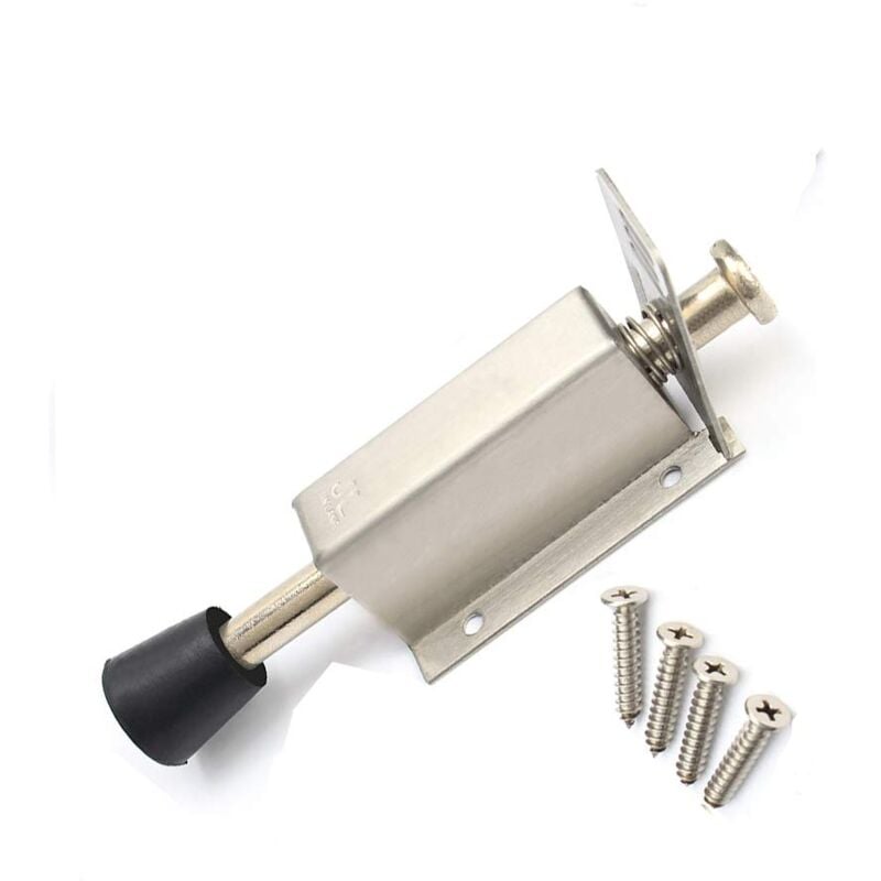 foto del prodotto guida per porta a pedale in acciaio inossidabile da 12 48 mm, fermaporta a pavimento, cuneo per pedale, ferramenta