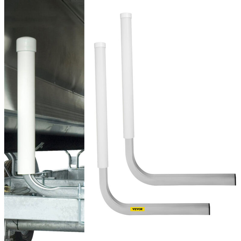 foto del prodotto guida per rimorchio a pontoon in acciaio, roller guide on pontoon da 22 pollici, heavy duty roller guide con 2 coperture in pvc per barche da sci,