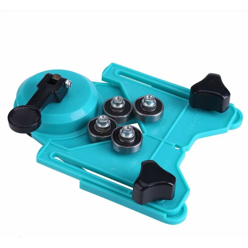 foto del prodotto guida per trapano posizionatore base guida per sega a tazza regolabile per ceramica vetro marmo 4 mm 80 mm