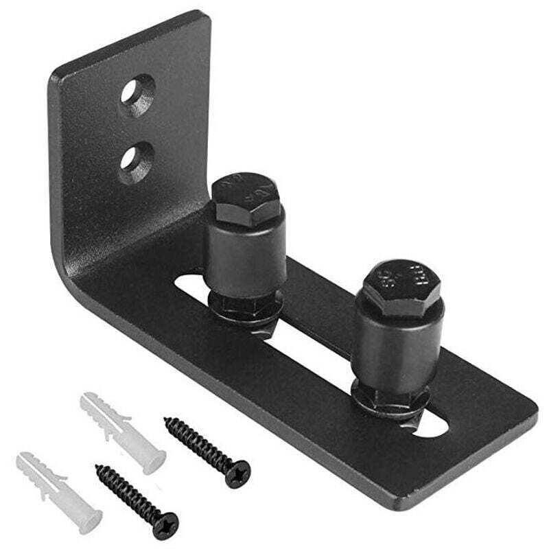 foto del prodotto guida scorrevole per pavimento guida scorrevole per pavimento regolabile in acciaio al carbonio per accessori per porte da fienile