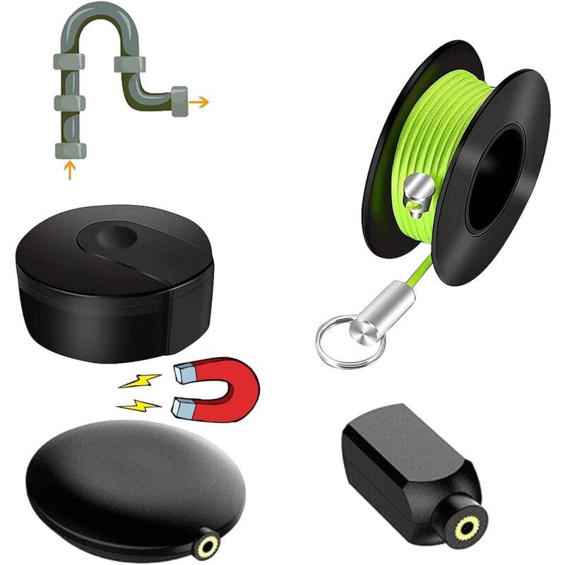 foto del prodotto guidacavi magnetici estrattore per cavi elettrici passacavo per cavi magnetici infilacavi a parete con filo magnetico guidacavi magnetici estrattore