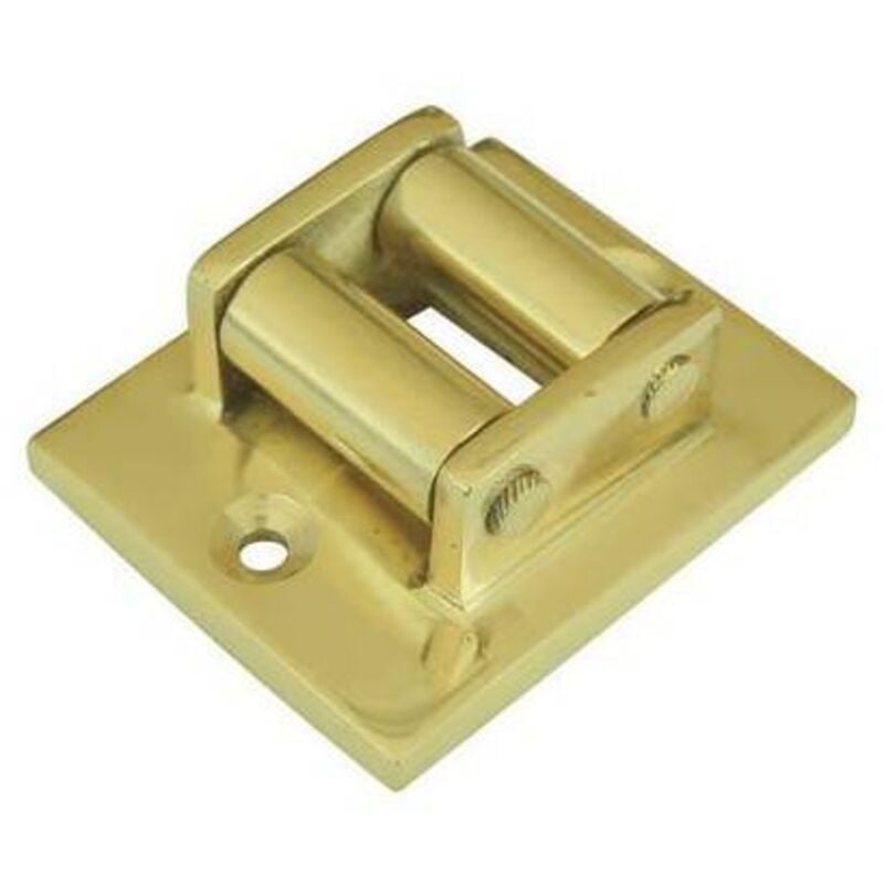 foto del prodotto guidacinghia a rulli fori verticali cottali ottone lucido mm 45x60