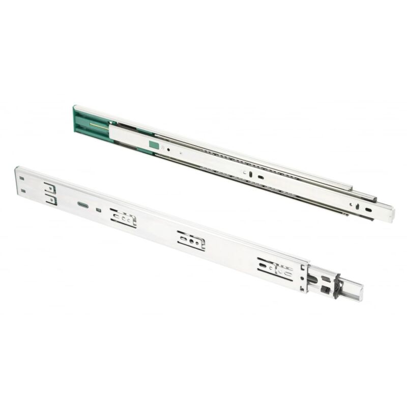 foto del prodotto guide per cassetti h45 versalite plus , guida a sfera con smorzamento, altezza 45 mm, meccanismo di chiusura automatica minima, portata 40 kg,