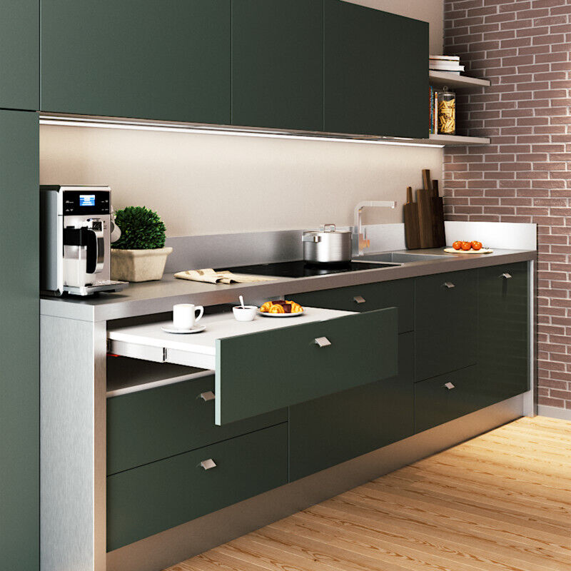 foto del prodotto guide per tavolo allungabile shot, champagne anodizzato, alluminio - emuca