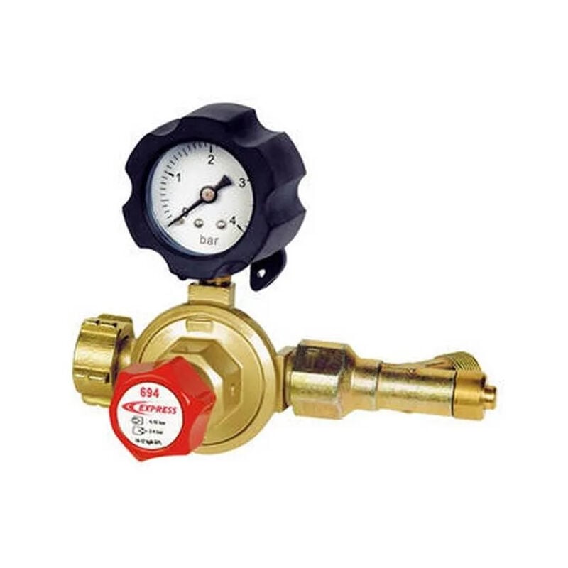 foto del prodotto guilbert express - regolatore di pressione del propano con manometro